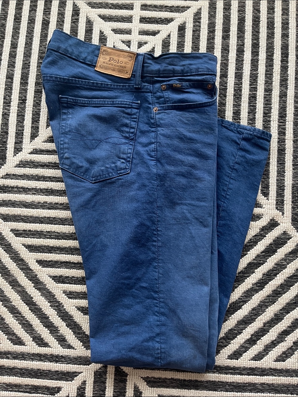 Polo by Ralph Lauren Slim Straight Royal Blue Jeans { 34X34 }